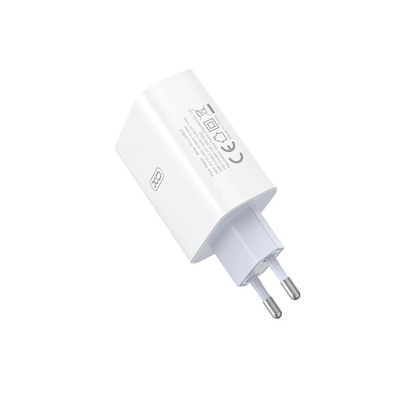 شارژر دیواری فست تک پورت XO مدل XO-L164(EU) 120W به همراه کابل شارژ Type-C - سفید